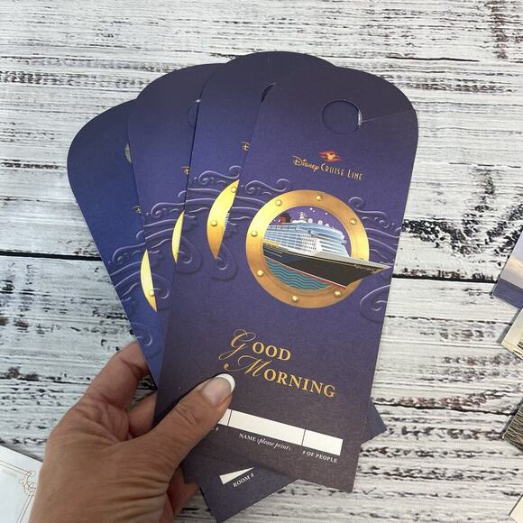 Disney Cruise Line Surprise Gift Set Stationary Pens Postcards Luggage Tags - Picture 8 of 10